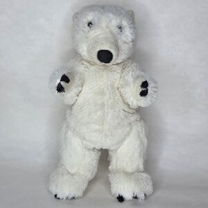 Cuddly White Plush Bear Toy